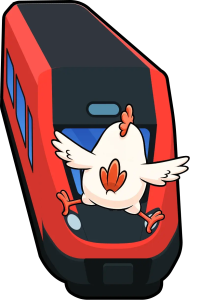 games road Subway Chicken.